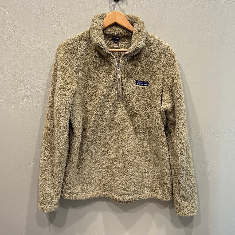 Patagonia Women’s Los Gatos Quarter Zip Fleece Pullover El Cap Khaki Size: Large